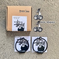 8 Ball Paracord Couple Bracelet Free Box Sticker