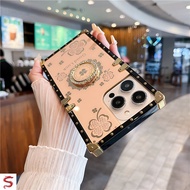 Casing Tecno Spark 30C Go 2 Go1 30 20 20C 10C 9T 8C 8P 8T 7P 6 Luxury Diamond Rose gold Lucky Clover