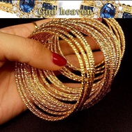 Yellow 916 gold cut fine bracelet jewelry Sand bracelet yellow 916 gold bracelet jewelry