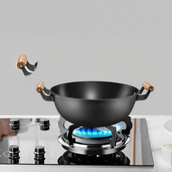Uncoated Deepened Cast Iron Skillet
