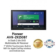 Pioneer AVH-Z9250BT - In-Dash Double-DIN DVD Multimedia AV Receiver with 7" WVGA