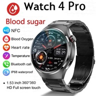 For Huawei Watches 4 PRO Smart Watch Men AMOLED HD Screen BT Call NFC IP68 Waterproof Heart Rate Blood Sugar Smartwatch 2023 GPS