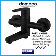 Pozzi V907BB Matt Black Shower Mixer Tap