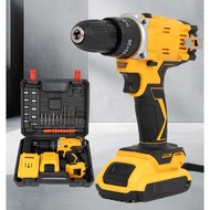 21v electric drill for home use, pistol drill, high-power impact drill, multifunctional rechargeable