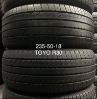 235-50-18吋 TOYO R30 一對 包裝戥