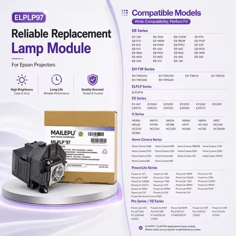 ELPLP97 V13H010L97 Projector Module Replacement for EPSON ELPLP97 PowerLite U50 EB-U50 EB-FH52 EB-FH