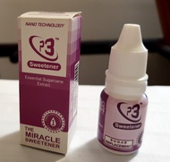 P3 Sweetener Liquid Drop All Natural Sugarcane Extract Substitute for Sugar Stevia Pemanis Gantian S