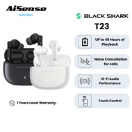 Black Shark T23 TWS Wireless Earbuds | Bluetooth 5.4 | Low Latency Gaming | Long Battery | 1 to 1 Ex