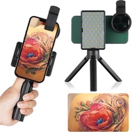 120 LED Polarized Light for Tattoo Kit with 52 mm Polarized CPL Len, Tripod Stand, LED Tattoo Lamp, 