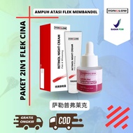 PERMANENT!!! BPOM Paket Lengkap 2in1 Salep Cina Flek Serum Darkspot Yonglow Skincare Ori Serum Darks