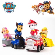 【Local Stock】Paw Patrol Dogs Cars Toys Set With Pull-Back Function Vehicle Set Toy Gift for Kids
