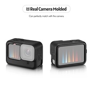 Action Camera Cage Silicone Protective Case Photography Accessory with Lens Cover Hand Rope Replacement for GoPro Hero 9 Black GoPro Hero 10