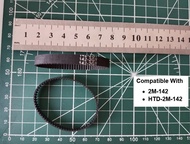 2M / 2GT Vacuum Belt 120mm 142mm 162mm 200mm 280mm 400mm 610mm 1220mm - 6mm width Closed Loop Timing