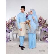 FULL SET NIKAH KURUNG RAUDAH BABY BLUE | TUNANG | NIKAH | SANDING | KURUNG MODEN RAUDAH | BAJU NIKAH