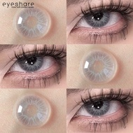 Eyeshare Cyprus Gray Color Contact Lenses 2pcs=1pair Natural Contacts Annual Use