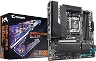 GIGABYTE B650M AORUS Elite AX (AM5/ LGA 1718/ AMD B650/ Micro-ATX/ 5-Year Warranty/ DDR5/ 2* M.2/ PC
