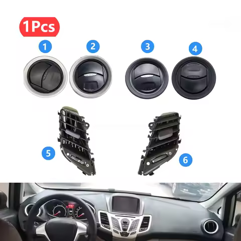 Ruili409 Air Conditioning Outlet Dashboard Vent Nozzle For Ford Fiesta Air Conditioner vents Interio