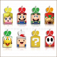 SQ2 16PCS Mario peach princess candy box Theme Party Decoration Layout Supplies present Box Apple Bo