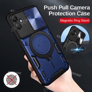Samsung A06 A06s 2024 Shockproof Armor Push Pull Camera Protect Cover For Samsung Galaxy A06 A06s Sa