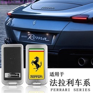 Suitable For Ferrari Roma Key Cover sf90 Enzo Roman Sports Car Aluminum Alloy 296 Shell Buckle Bag