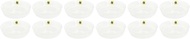 Aderia F-70162 Glass Small Bowl, Clear, Up to 3.2 x 1.0 inches (8.2 x 2.6 cm), Set of 12, Crystal Gl