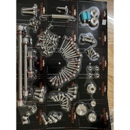 Full set of salaya screws for EX 135 with anti-tilt