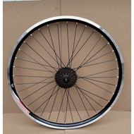 Mountain Bike Wheelset Bearing26Inch241 Inch Aluminum Alloy Rim Regular Clip-On Variable Speed Doubl