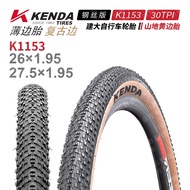 KENDA Bicycle Tire K1153 Mountain MTB Wire Bike Tyre 26x1.95 27.5x1.95 Bicycle Tires