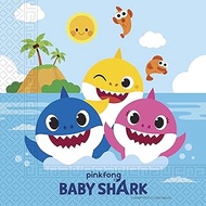 Procos Baby Shark Fun in The Sun 2 ply Paper Napkins (20pk - 13x13in / 33x33cms)