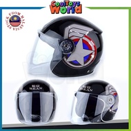 Design Cartoon Kids Motorcycle Helmet with Visor Full Face Bike Helmet for Kids Safety Protector Riding Equipment