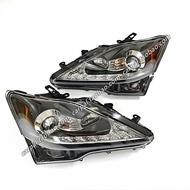 06-12 Lexus IS250 IS300 IS350 Modified LED Streamer Turn Signal Headlight Black Background Headlight