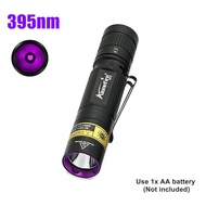 Alonefire SV70 365nm/395nm Uv Flashlight Invisible Blacklight Ultraviolet Torch PenLight Money Pet S