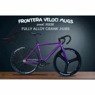 FRONTERA VELOCI PRO FIXED GEAR (FIXIE) BIKE/FRAME 700C FULL ALLOY 6061 (NEW) Fixie Bike Fixed Gear