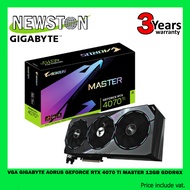 VGA (การ์ดแสดงผล) GIGABYTE AORUS GEFORCE RTX 4070 TI MASTER 12GB GDDR6X