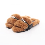 【二手】愛馬仕 (HERMES) Julia Kelly 女款搭扣真皮涼鞋，二手