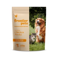 Frontier Free-Range Freeze-Dried Raw Chicken Neck Dog Treat 100g