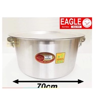 Periuk Kuah Kari Pot 70cm | Biryani Aluminium pot | Periuk Kenduri | Periuk Besar Cap Helang 70cm 大锅