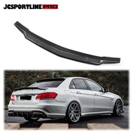 FOR 10-16 W212 E300 E350 E550 E63 AMG SEDAN RT STYLE CARBON FIBER TRUNK SPOILER
