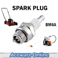 BM6A Spark Plug For Lawn Mower Grass Cutter Brush Cutter Trimmer Mesin Rumput Pemotong Rumput