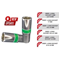 MATA DEEP WALL SOCKET WRENCH 6 PT 8 MM-24 MM VELOZ LONG SOCKET WRENCH 1/ 2 INCH