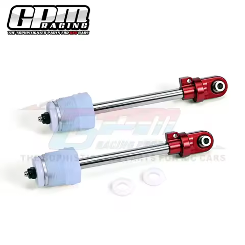 GPM Monster Truck Upgrade Parts Metal Front Rear Shock Absorbers Shafts Axle Core 7762+7863 for Trax