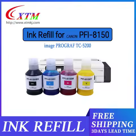 PFI-8150 Ink Refill for Canon image PROGRAF TC-5200 laser liquid inkjet printer refilling