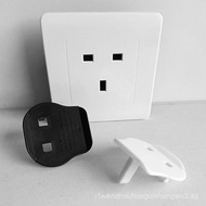 2-Pin to 3-Pin Plug Converter Safety Cover Sockets Plug Child Baby Cover Protector.
