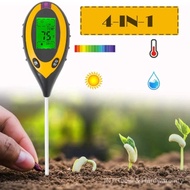 Soil PH Tester 4 in 1 PH Light Moisture Acidity Tester Soil Tester Moisture Meter Plant Soil Tester 