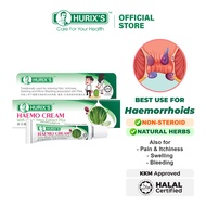 HURIX'S Haemo Cream (with Aloe Vera Extract Plus) - Buasir - Sakit - Gatal - Bengkak - Hemorrhoids -