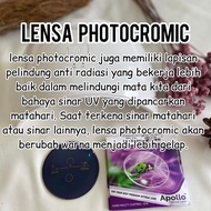 KACAMATA PHOTOCROMIC / KACA MATA ANTI RADIASI MINUS PLUS PRIA WANITA ORIGINAL