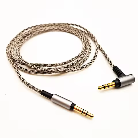 For Audio Technica SONY PHILIPS SHP9500 MSR7 MDR-1A 1000XM3 Earphone Replaceable 3.5mm Single Crysta