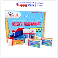 Combo of 5 G-Star E777 Pencil Erasers, Lip-Friendly Material, Clean Eraser - VPP Happy Kids