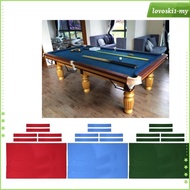 [LovoskibcMY] Light Wool Pool Snooker Table Cloth 6x Felt Strips for 9'' Table 0.6mm Red