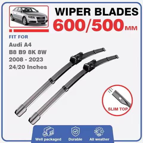 For Audi A4 B8 B9 Arllord Avant 8K 8W 2008 - 2023 Front Wiper Blades Windscreen Windshield Window 20